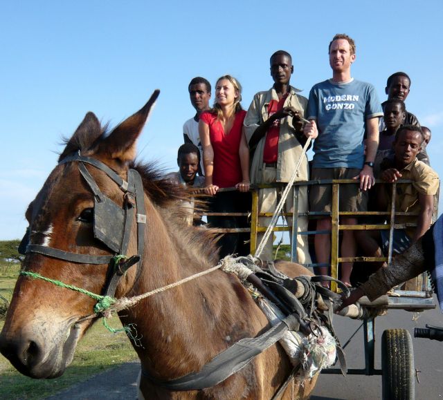 By Horse-Drawn Carriage