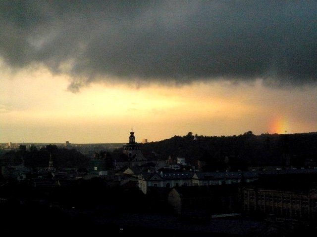 Rainbow at Dusk