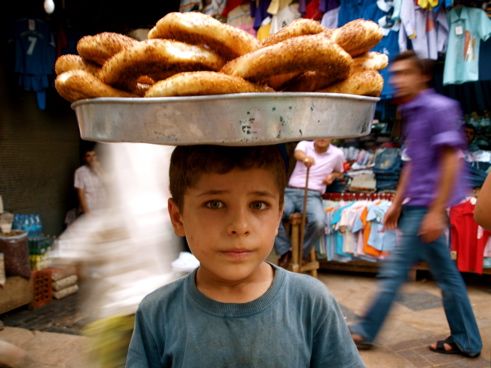 the simit boy - turkey