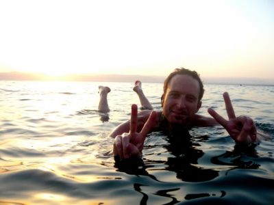 Float in the Dead Sea